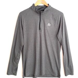 RBX Men’s gray long sleeve performance Top, Size M
